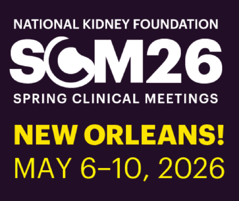 NKF Spring Clinical Meeting 2026. New Orleans